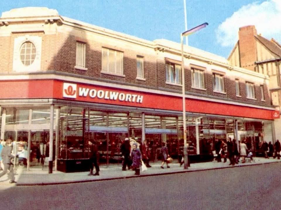 Bedford Woolworths 1970s. The good old days before the Ghost Town.