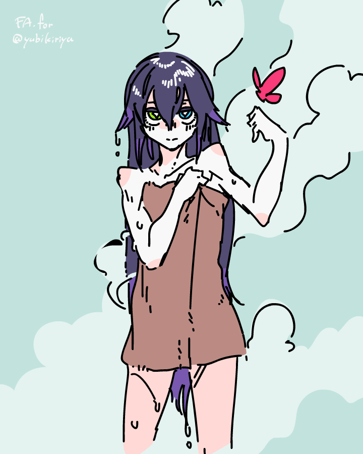 y9kitami's tweet photo. なんかバスタオル描きたくなったので https://t.co/q3oDAXBRRs