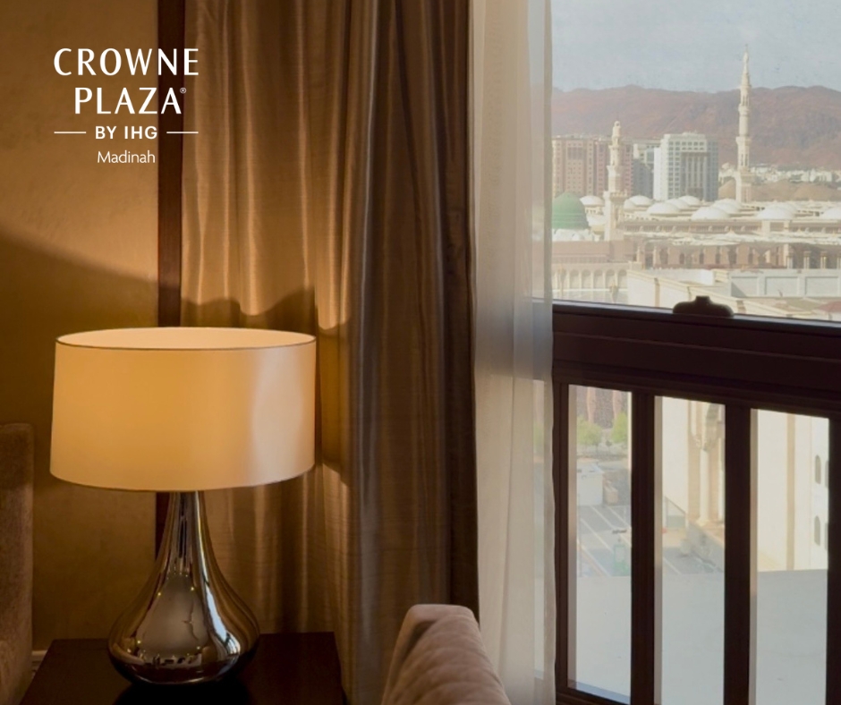 CPMadina's tweet photo. إقامة هادئة بإطلالة روحانية على المسجد النبوي… هنا تبدأ لحظاتك الأجمل في كروان بلازا المدينة.

للحجوزات اتصلوا بنا 00966148185000
البريد الإلكتروني CPMadinah.Reservations@ihg.com
زوروا https://t.co/5PW4AQUJlJ

#كراون_بلازا #المدينة_المنورة #CrownePlaza #Madinah https://t.co/NTm1NHj44X