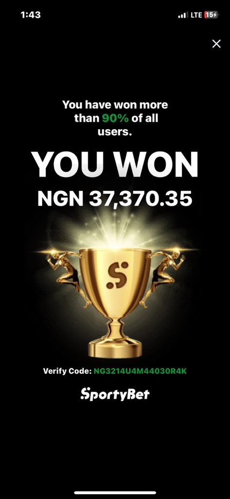 ose7777's tweet image. @VecthorTips i chop your tennis, thanks alot nwanne.