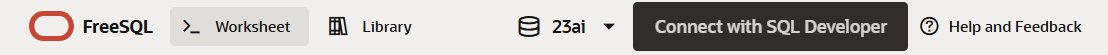 wojciech_sowa's tweet image. Oracle #FreeSQL allows you to connect to the database using local tools like SQL Developer Extension for #VSCode.

Use dark, animated button - next to the #OracleDatabase version dropdown.

It&apos;s a nice playground for trying out the #MCP server served by #SQLcl. Quick and easy!
