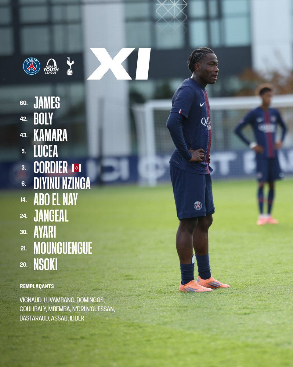 PSG_inside's tweet image. Notre composition pour cette rencontre contre Tottenham 📋

#UYL