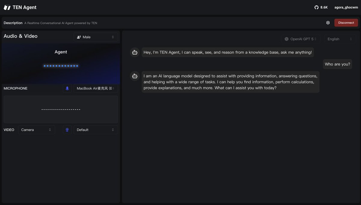 I recently needed to create a simple, personalized AI voice agent and discovered this open-source TEN framework, https:/