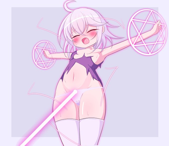 絵855号「マナさん」 絶頂ビィィーーームッ!