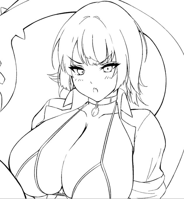 今描いてるやつ 