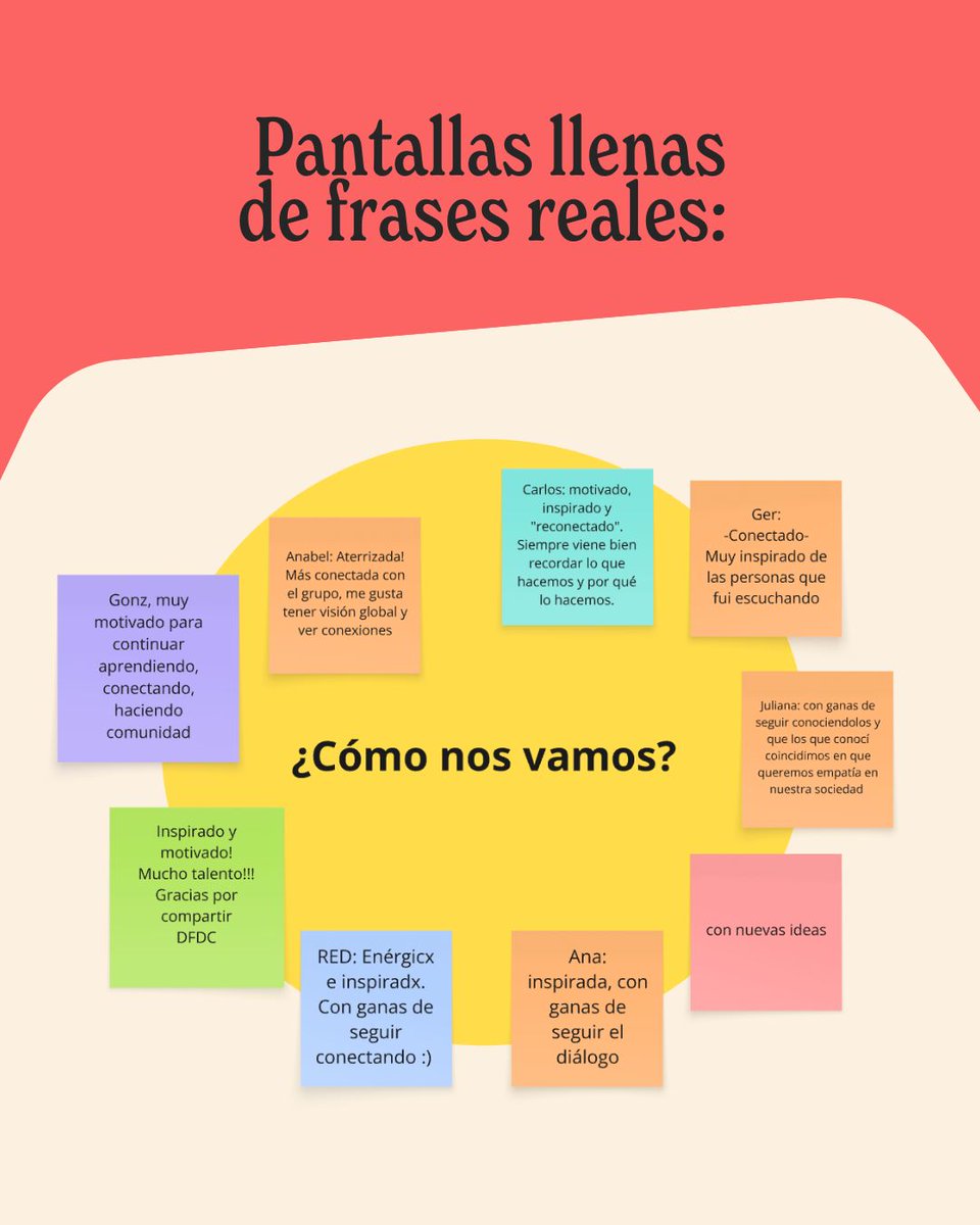LearnByHelping's tweet image. Ese “no sé qué pero me mueve” que aparece cuando tu te encontrás con otras personas que buscan lo mismo que tu: hacer que las cosas pasen.

💛 La Certificación en Innovación Social y Creatividad de Impacto no es un #curso, es una red.