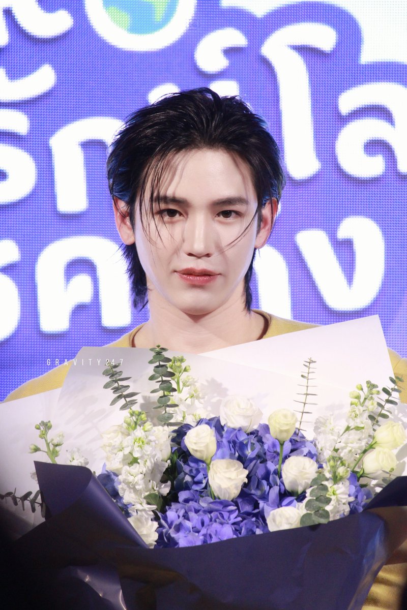 gravity24's tweet image. มาเติมเรื่องราวน่ารัก ๆ ให้ชีวิต 💐 #Newwiee 
#NewwieexTaroรักษ์โลกโชคเด้ง 

@new_thitipoom