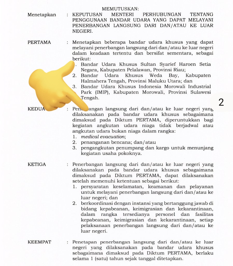 bengkeldodo's tweet image. Berdasarkan Keputusan Menteri Perhubungan , penetapan bandara IMIP menjadi bandara Internasional dilakukan oleh kabinet saat ini, bukan era pemerintahan Pak Jokowi.