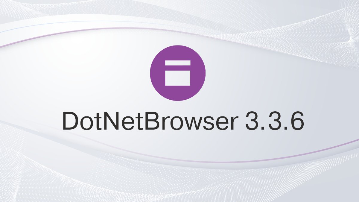 DotNetBrowser tweet media