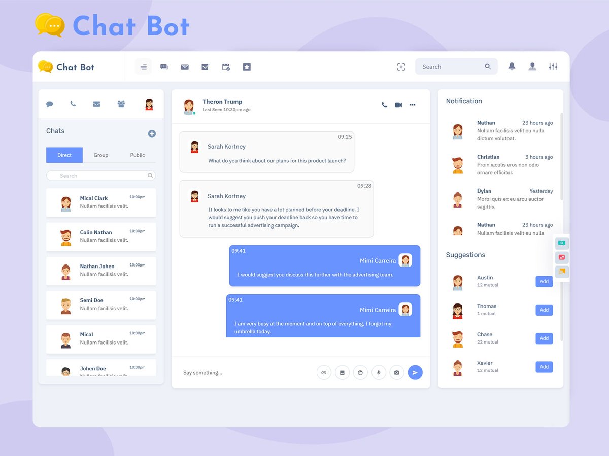 MultiStoreTheme's tweet image. Smart Chatbot Admin Dashboard with AI Analytics &amp;amp; Real-Time User Insights
.
Buy Now: themeforest.net/item/chatx-bot…
.
#chatbotdashboard #chatapplicationdashboard #chatsoftwaretemplate #desktopchatbotuidesign #chatbotuikitexamples #chatbotwebui #webchatbotui #webbasedchatbotuidesign