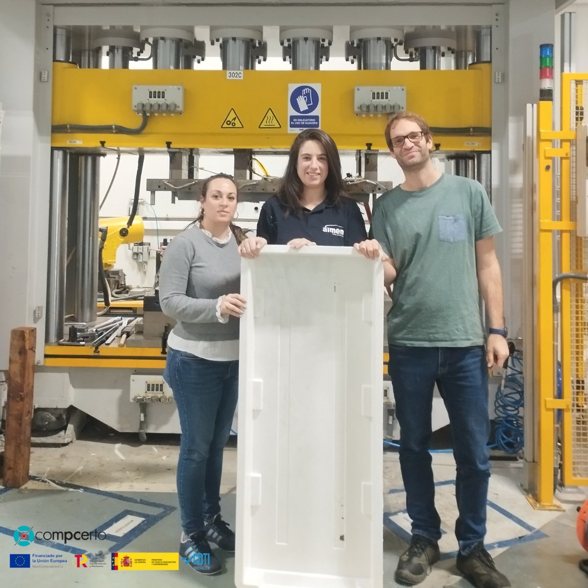 aimenct's tweet image. The main objective of #COMPCERTO has been to develop solutions that facilitate the manufacturing of structural components through SMC (Sheet Moulding Compound) by enabling on-line monitoring of the process. More info: aimen.es/proyectos/comp…