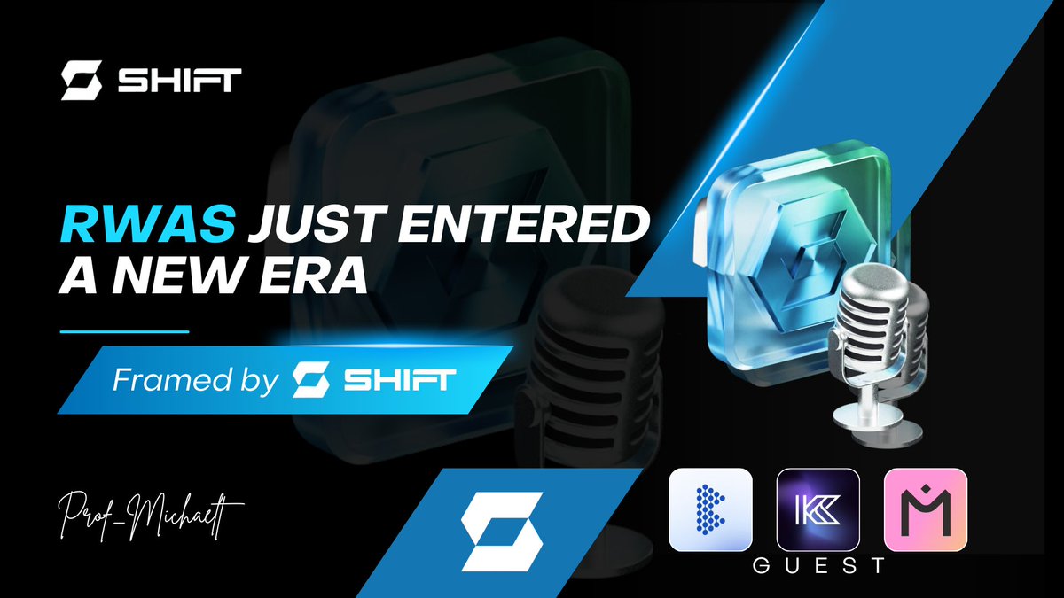 prof_michaelt's tweet image. If you think RWAs are hype, this panel from @ShiftRWA will change your mind.

The momentum around Real World Assets (#RWAs) has never been louder, and trust me as a Social Miner with @TheDAOLabs I know cause I have worked with a #RWA project before, but noise means nothing…