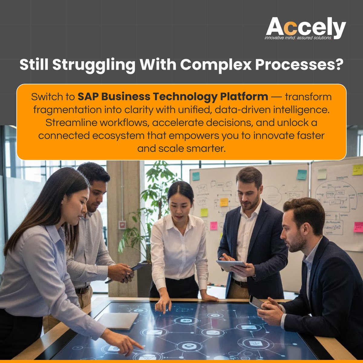 accelygroup's tweet image. Still struggling with disjointed processes?
SAP BTP unifies data, workflows, and decisions—fueling innovation, agility, and growth.

🚀 Explore: accely.com/solutions/sap-…

#Accely #SAPBTP #DigitalEnterprise #InnovationStrategy #SmartTransformation