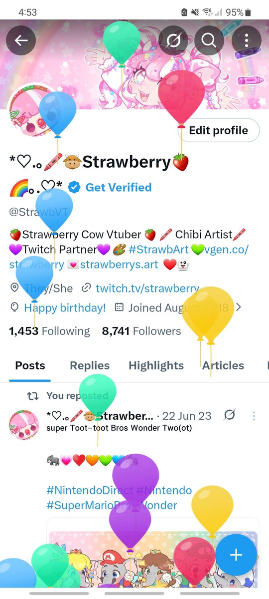 *♡.。🖍🐮Strawberry🍓🌈。.♡* tweet media