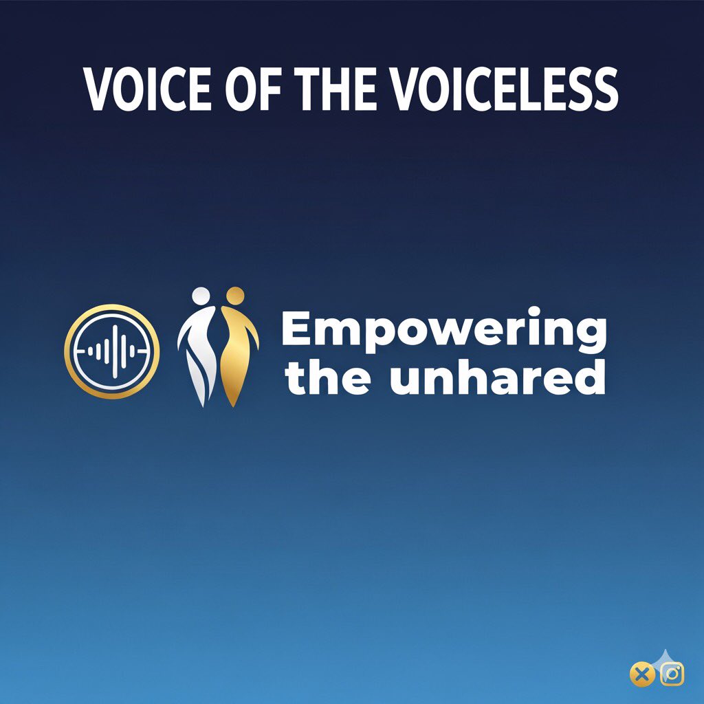 🟣 Together we can amplify every voice At Voice of the Voiceless Nigeria, we stand with the unheard empowering vulnerable communities with food, healthcare, and education.Our mission is simple: restore dignity, rebuild futures, and tell the stories that matter.Join us Today 💜