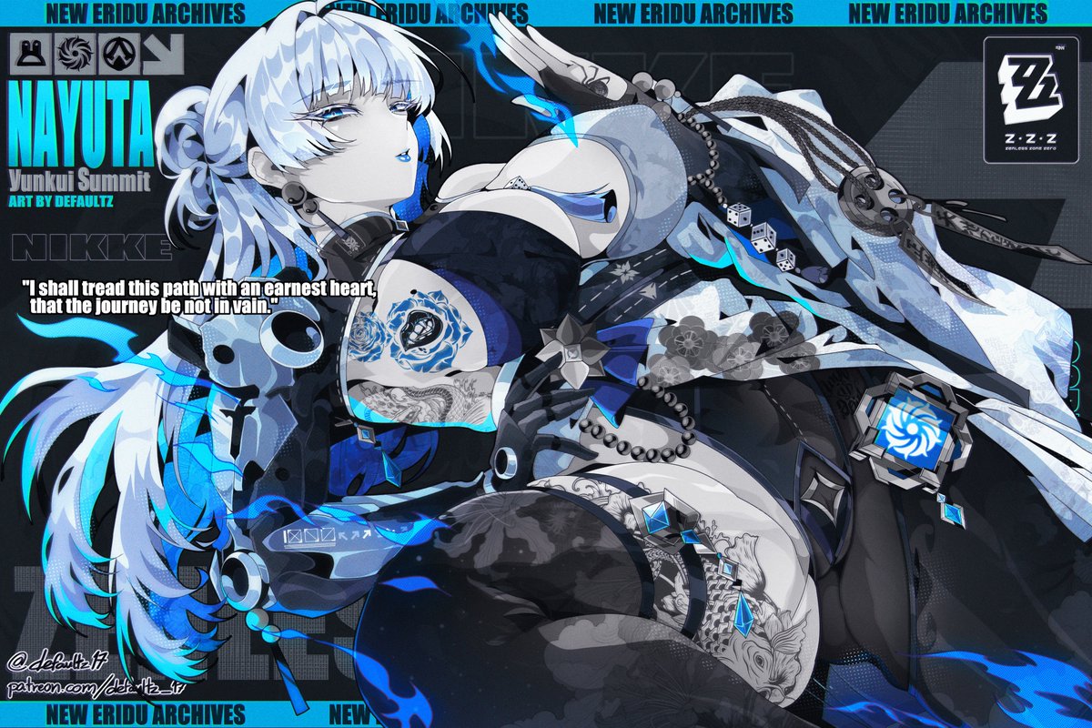 defaultz17's tweet image. Nayuta NIKKE X ZZZ