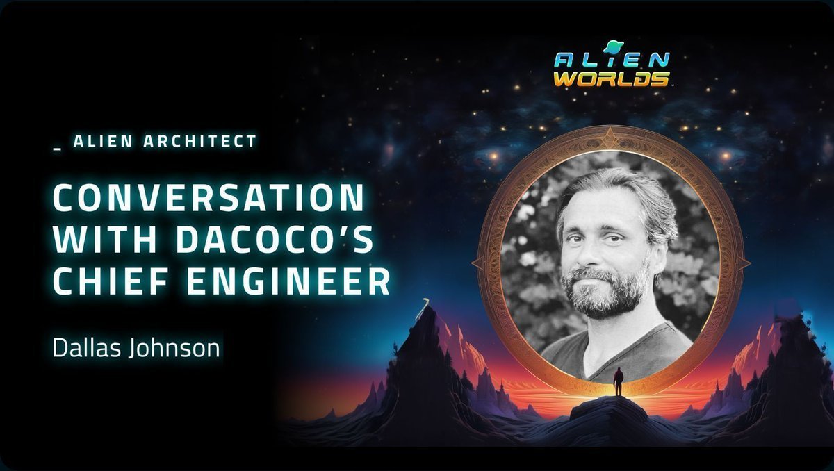 AlienWorlds's tweet image. 👽 Explorers, did you miss the conversation with #AlienWorlds Chief Engineer Dallas Johnson?

Read it now &amp;amp; dive into exclusive insights about the future of our metaverse! 🪐
Part 1: alienworlds.io/blogs/alien-ar…
Part 2: alienworlds.io/blogs/alien-ar…

#BlockchainGaming #Web3 #DAO #GameFi