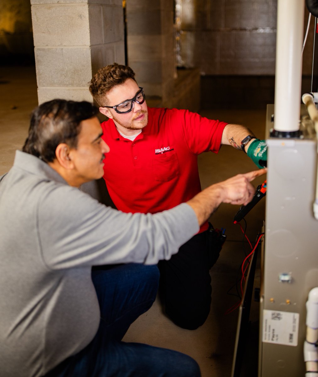 IsaacHeating's tweet image. End November on a smart note! Schedule a heating system check-up before winter hits full swing. A little maintenance now can prevent big problems later ❄️🔥 #WinterPrep #IsaacHeating #HVACMaintenance