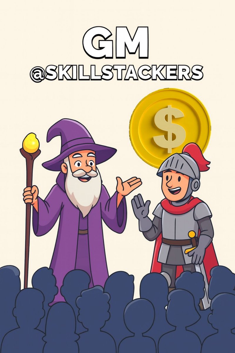 scophano4296's tweet image. GM @skillstkr ☀️✨
Today is another chance to build, learn, and rise.
Your skills are your armor, your mindset is your magic.
Stay focused, stay hungry, stay stacking.
Every step you take pushes you closer to greatness.
Let’s conquer the day like legends. 💪🛡️🧙‍♂️