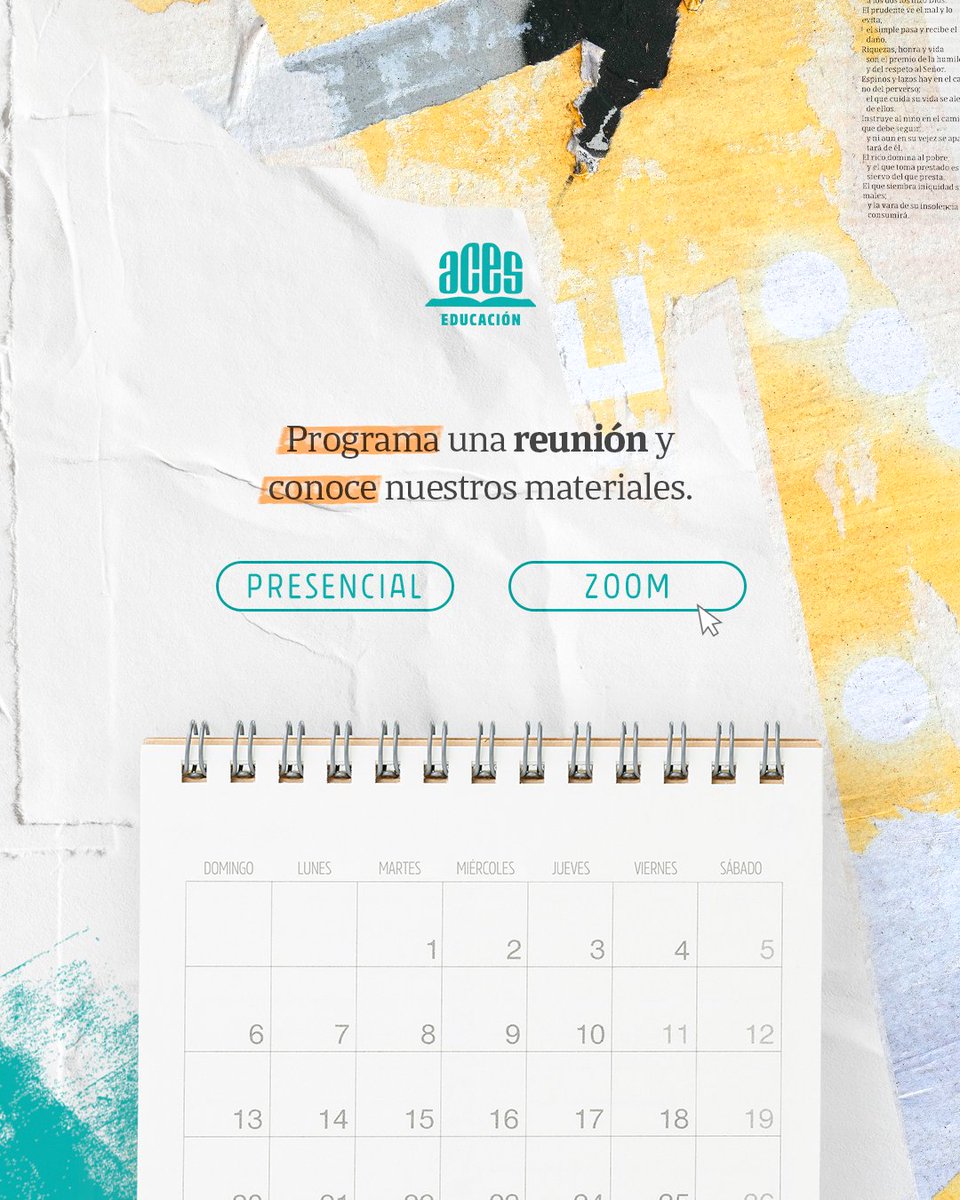 Cada día en el aula trae conversaciones que dejan huellas 👣

En ACES Educación desarrollamos materiales que apoyan ese proceso mientras los estudiantes crecen y exploran. 📚✨

📩 Escríbenos por DM para coordinar una reunión presencial o virtual.