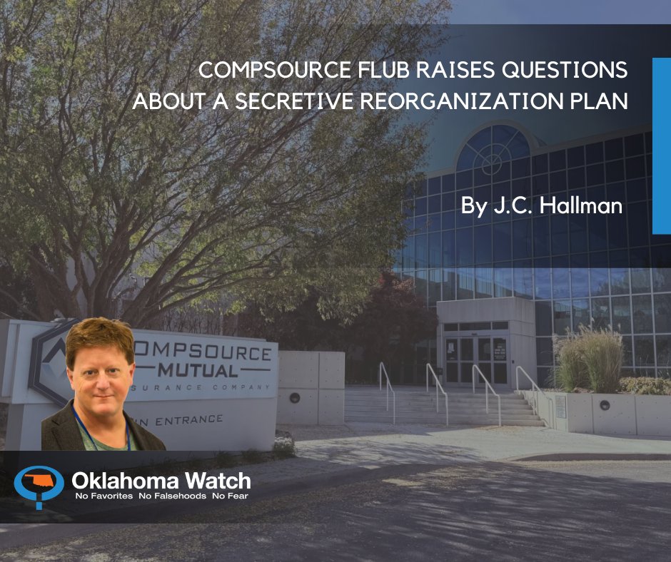 OklahomaWatch's tweet image. On Nov. 4, CompSource Mutual outlined a proposed demutualization and expansion that could reshape the company and put nearly $1 billion at stake. Policyholders will soon vote on a change that could significantly alter CompSource’s future.

ow.ly/T1cO50Xwz4x