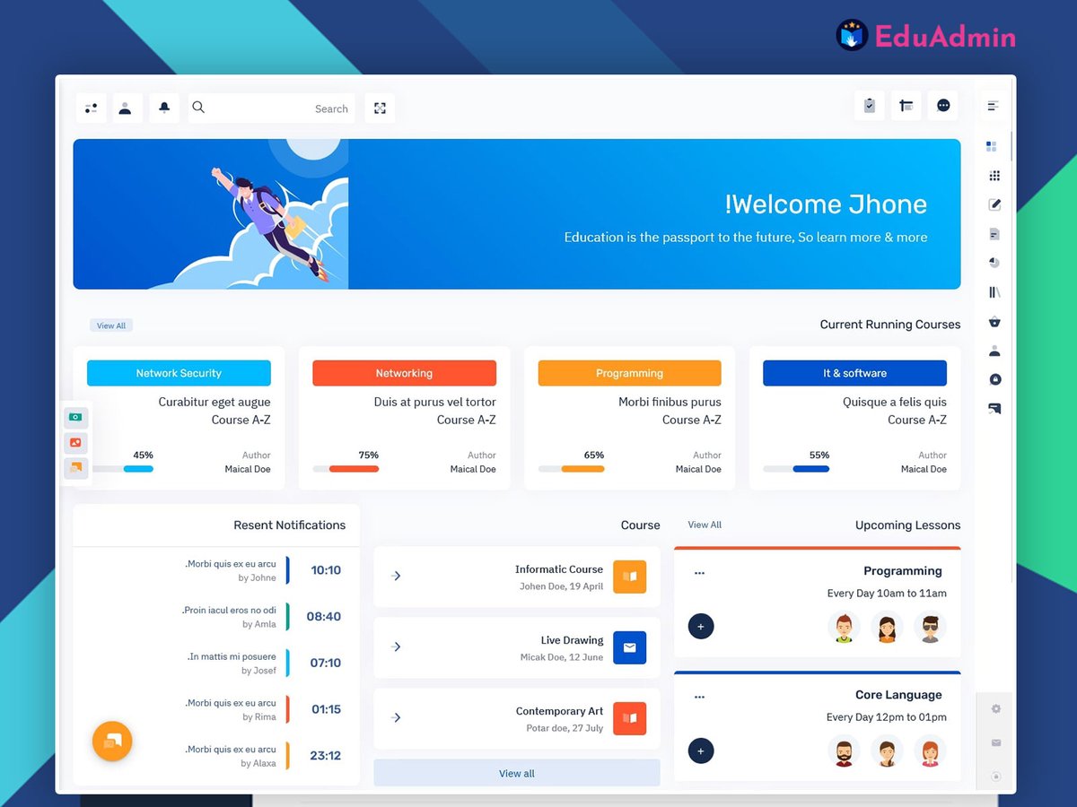 MultiStoreTheme's tweet image. Interactive eLearning Dashboard with Courses, Students &amp;amp; Progress Analytics
.
Buy Now: themeforest.net/item/eduadmin-…
.
#LMSdashboard #Learningdashboard #educationdashboard #leariningtemplate #LMSWebapps #lmsdashboardtemplate #LMSadmintemplate #Onlinecoursedashboard