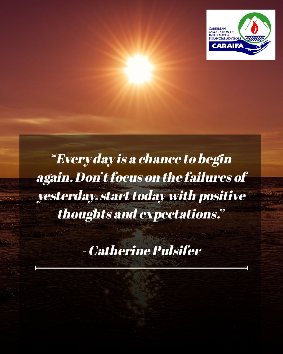 CARAIFA1's tweet photo. Each new day is a fresh start offering a chance to leave behind yesterday's failures and disappointments. https://t.co/LH7Gg0OtqQ