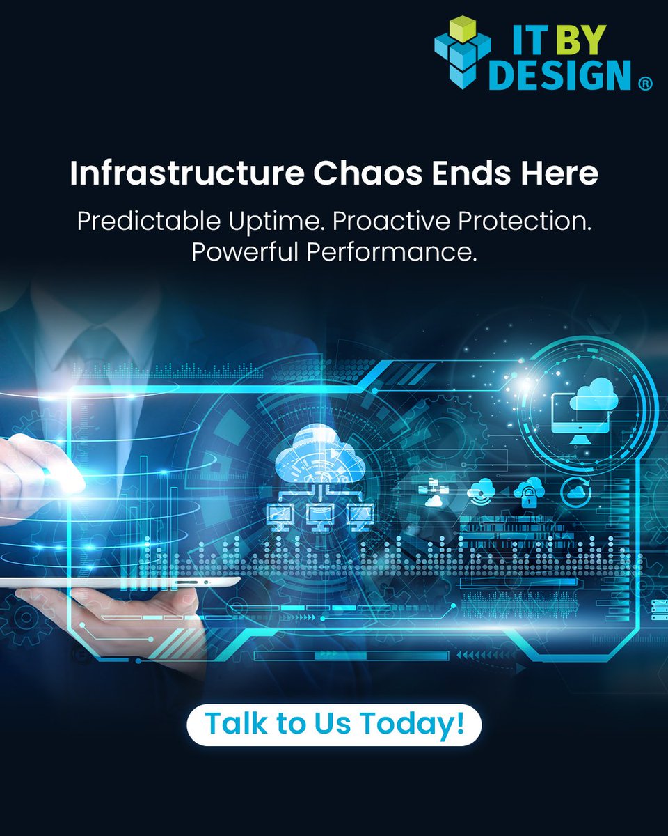 IT_BY_DESIGN's tweet image. Most MSPs treat infrastructure as a checklist, but today it demands mastery. IT By Design’s IMS delivers 24×7 NOC and SOC, proactive issue prevention, and optimized cloud, on-prem, and hybrid environments to keep you always on. hubs.ly/Q03VPRVw0

#MSP #ITByDesign