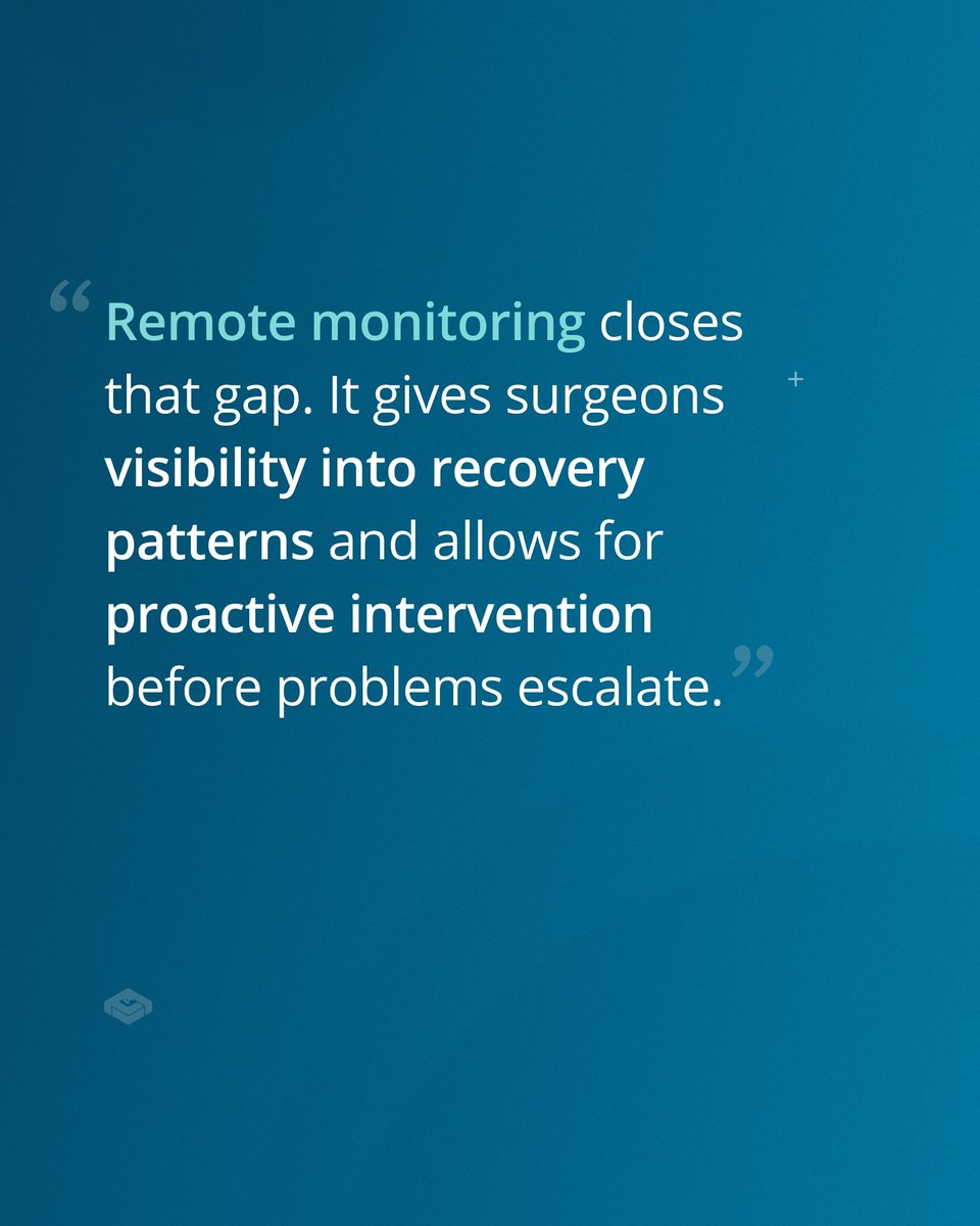 peekmed's tweet image. Post-op care shouldn’t rely on guesswork. #RemotePatientMonitoring gives surgeons real-time recovery insights, from OR to home.
Smart wearables + connected data = better outcomes.

Full article 👇
hubs.la/Q03SZ9ml0
 
#Orthopedics #RPM #DigitalHealth #PeekMed