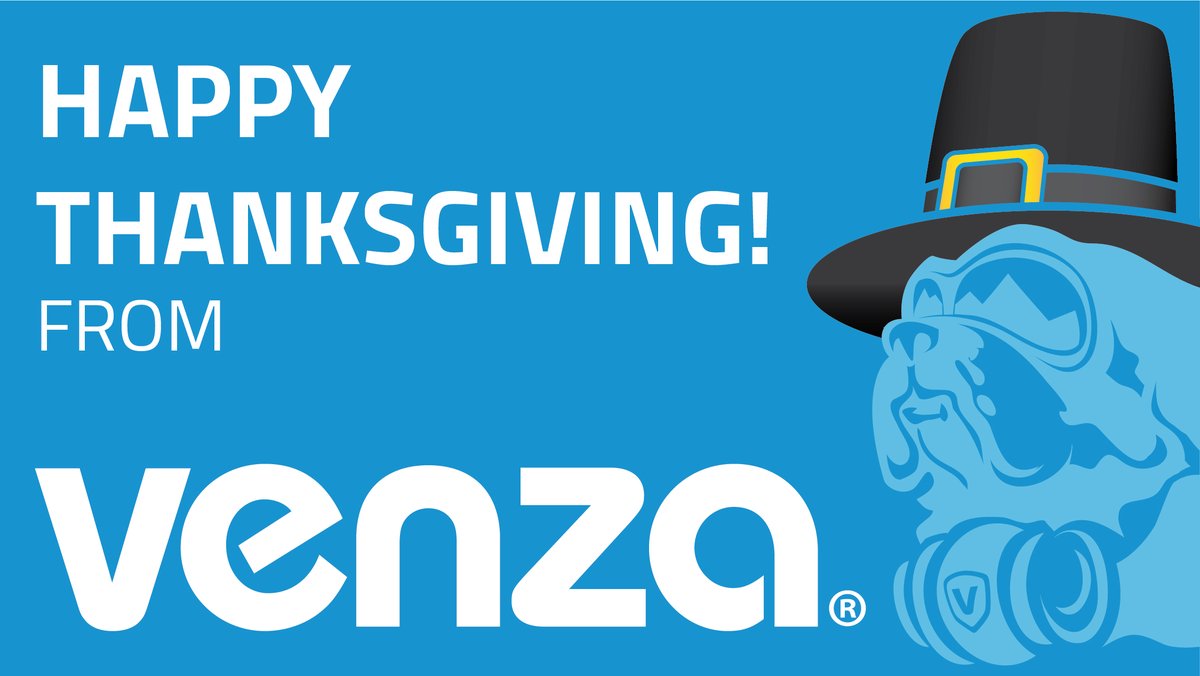 Happy Thanksgiving from VENZA! We’re thankful for the hoteliers, partners, &amp; teams who prioritize guest trust &amp; data protection every day. That resilience inspires us year-round. From all of us at VENZA, we wish you a happy &amp; restful holiday! #Thanksgiving #CyberSecurity
