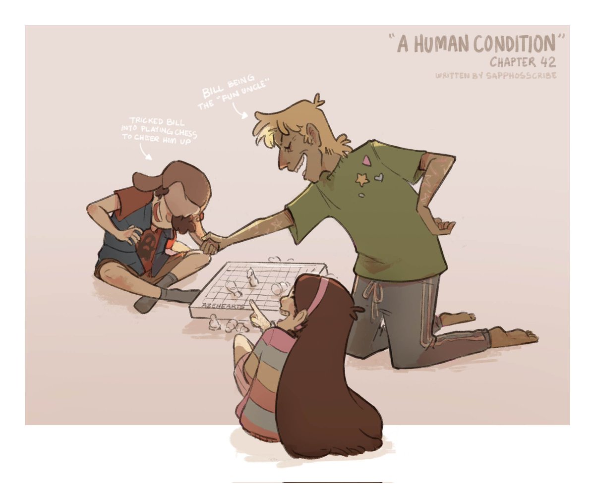 AzeHearts's tweet image. &quot;A Human Condition&quot; Ch. 42
by Sapphosscribe
(1/4)

[One of my fave human! Bill Cipher &amp;amp; billford fics 🙈]
