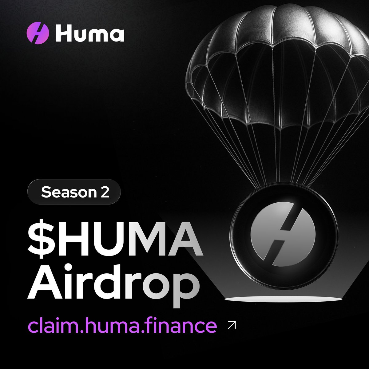 humafinance's tweet image. 1/ $HUMA Season 2 Airdrop is LIVE 🪂

PayFi is inevitable, every major payments company has joined the movement in 2025!

Huma carries the PayFi flag, and has facilitated over $8B PayFi transactions. $PST has grown into one of the most popular yield bearing LP tokens.

Excited to…