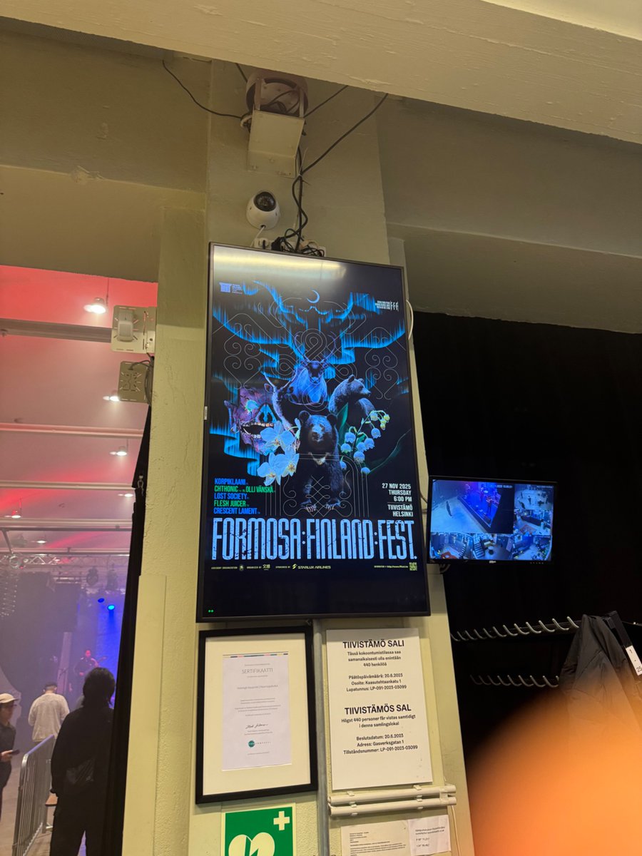 CrescentLament's tweet image. Arrived in Helsinki.
Arrived at the venue.
Waiting for the rehearsal🤘