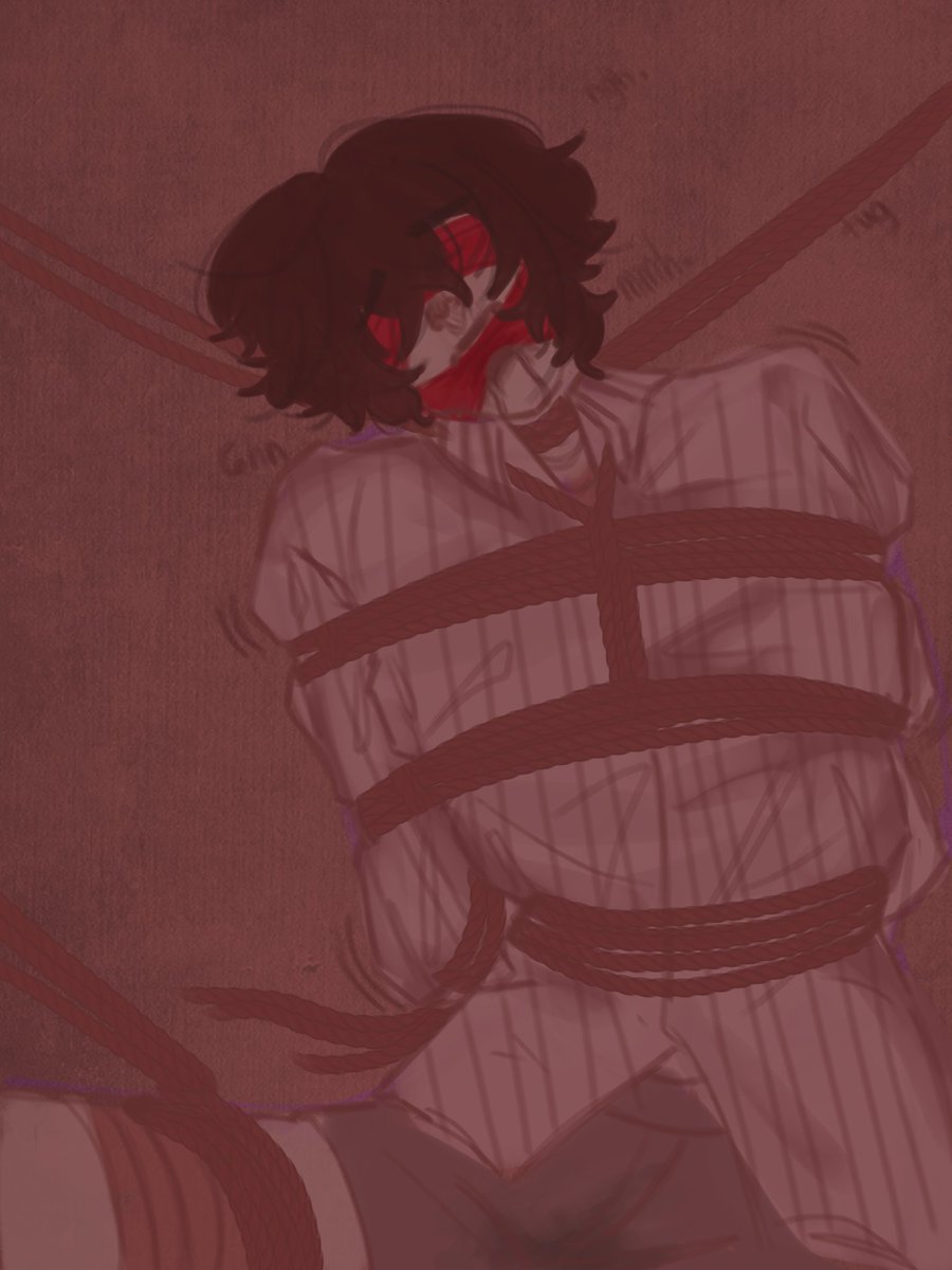 belxvedboyzai's tweet image. More tied up dazai why not ... #dazai #BSD