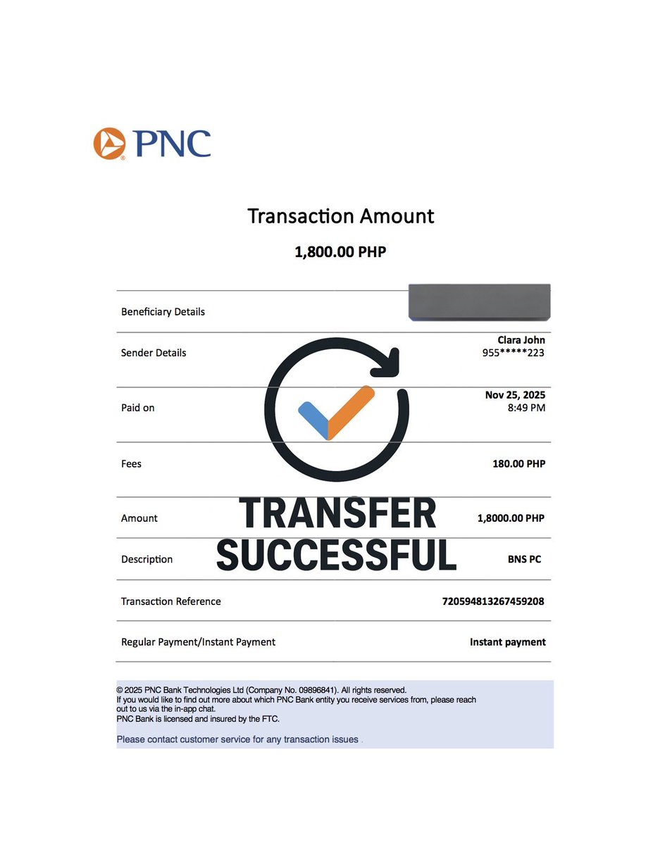 906city's tweet photo. Hello, I would like to raise awareness about a new modus going around in kpop bns. Apparently, there are people who would confidently bulk buy your items then proceed paying via PNC bank to directly transfer money to your gcash. They’ll ask for your GCash number and full handler name to “process” the payment, but in reality, they’re just bluffing and are possibly collecting sensitive information about you. I’m not entirely sure how the full scheme works yet since I caught on quickly and immediately stopped contacting the person. 

Thankfully, my gcash acc is very secured and that there were no sketchy log in attempt, but still please be careful everyone. And for buyers, always double check the receipts, and if you’re doubtful, search about it online first to verify if it’s legit.

ps ! PNC bank CANNOT directly transfer money to gcash.