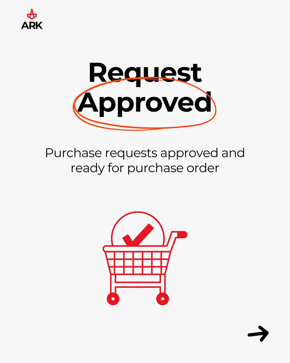 storeatark's tweet image. Procurement made simple.
This shows how ARK takes you from request → approval → order in just minutes.

Faster workflows, fewer errors, no more spreadsheets.

Get started with ARK here: enterprise.storeatark.com/sign-in

#SmartOperations #InventoryControl