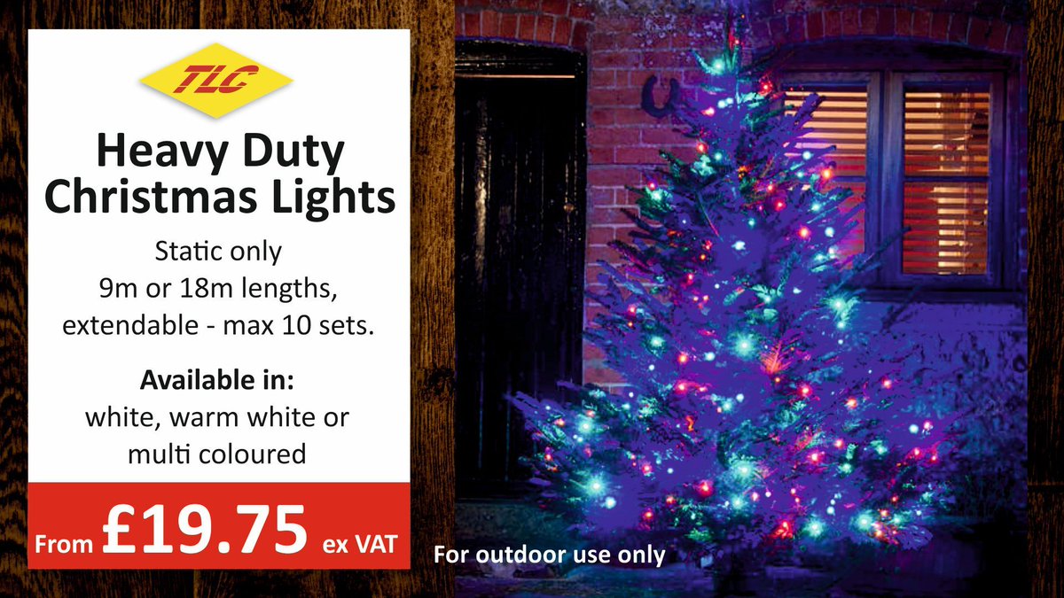 tlcdirect1's tweet image. It&apos;s Christmas Lights Time! 🎄 

These high-quality LEDs have a long lifespan and are energy-efficient.
Making them ideal for decorating homes, restaurants, clubs, shops etc.

Available in white, warm white or multi coloured

buff.ly/YEZMqq7