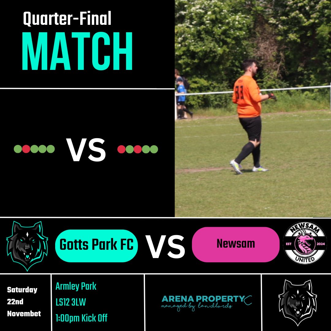 GottsParkFC's tweet photo. An incredibly high pressure weekend that just passed with us having two games in one day and both being Quarter-Finals - two performances that weren’t necessarily our best but in this instance it was the results that mattered! A 3-1 and 4-0 win sees both Gotts teams in the semis https://t.co/mdicZcjBig