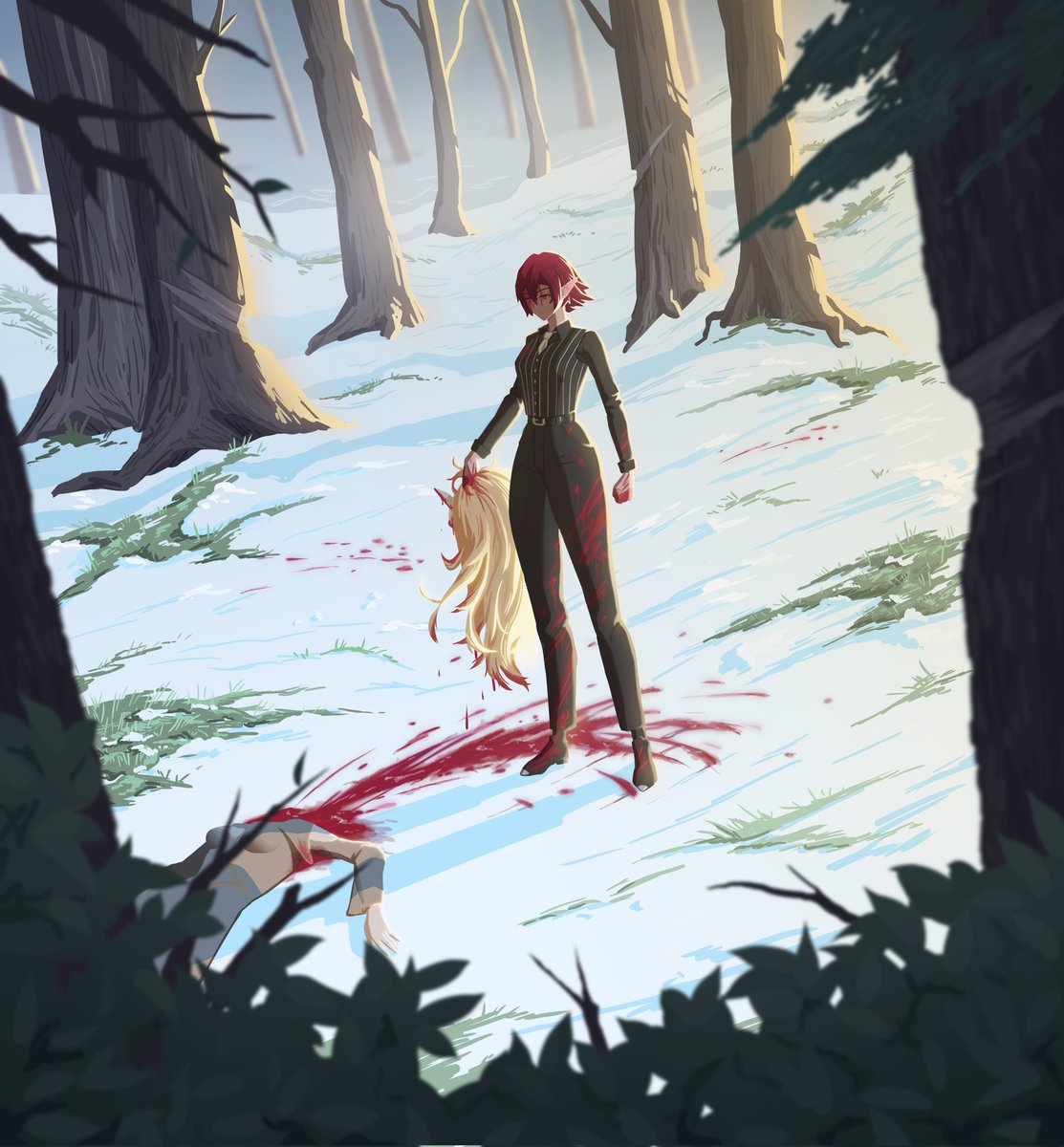 dollykeeper_'s tweet photo. @TapeDoodles Hi, I'm an indie game developer. Here are some of my concepts for an upcoming 3D game about vampires, the apocalypse, and dramatic events. I would be very happy about your subscription!💜 https://t.co/TnEgzFNhnV