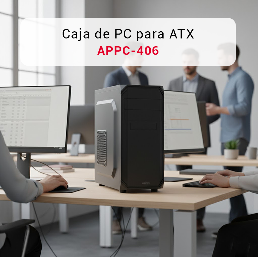 Diseño moderno, rendimiento seguro.
La caja para PC APPC-406 de Approx combina resistencia y estilo gracias a su chasis metálico SPCC de 0,45 mm. Compatible con placas ATX, Micro-ATX y Mini-ITX.
Confía en APPROX: approx.es/go/app
#APPROX #CajaPC #APPC406 #Hardware
