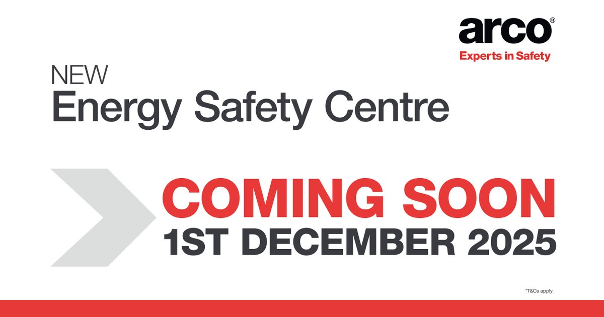 ArcoSafety's tweet photo. 📣 Energy Safety Centre opening in Aberdeen on 1st December 📣 

Giving customers in the energy, oil, gas, and renewables sectors a range of safety services and specialist products to ensure business continuity, minimise risk, and maximise productivity. 

#ExpertsInSafety https://t.co/eA5dnixGKw