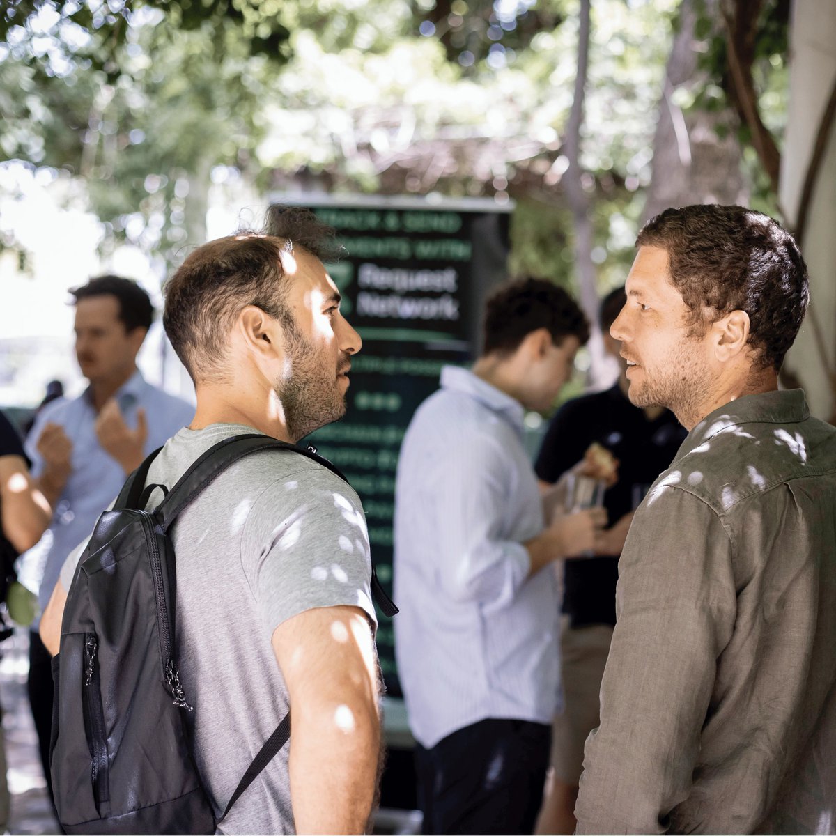 RequestNetwork's tweet image. We had a good turnout at the Finance &amp;amp; Ops Café brunch during @efdevcon.

The audience leaned finance, and conversations kept circling one core question for onchain payments: “Which payment was made?”

That is exactly what Request Network helps teams solve with payment detection.