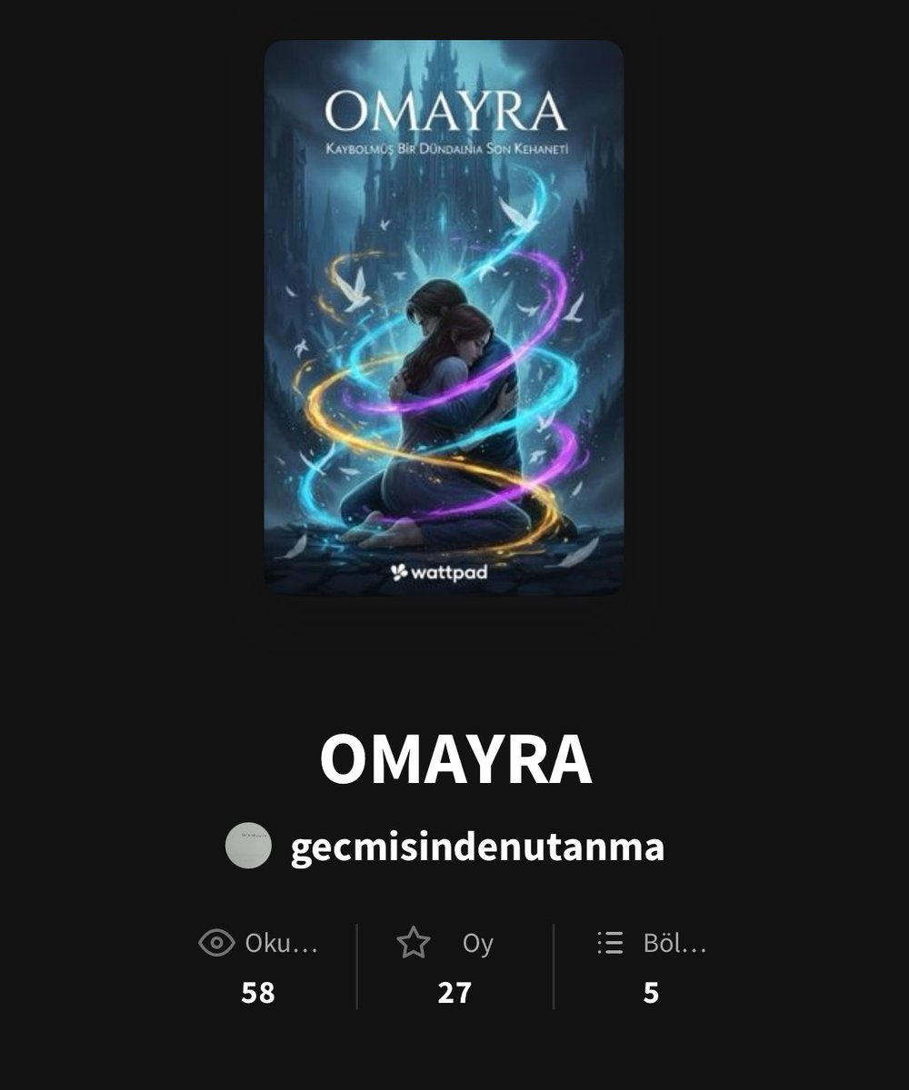 Hala wattpad kullanan kaldı mı bilmiyorum ama seneler sonra en iyi yapabildiğim işe yazmaya geri döndüm. İçimde ta 2015lerden kalan bi heyecanla yepyeni bi kurgu, evren olusturdum. belki bakmak istersiniz.