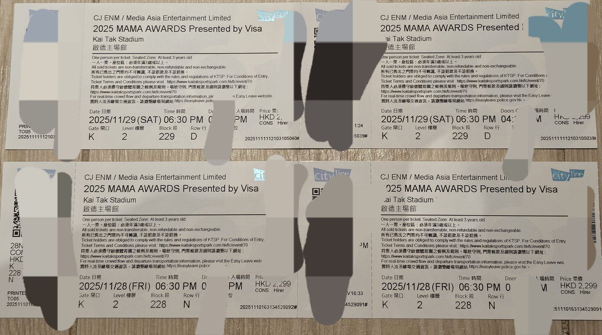 avotickets's tweet photo. WTS 2025 MAMA AWARDS in HONG KONG 

Kai Tak Stadium
2025.11.28-11.29
실물 티켓 양도 

228 229 zone

#MAMAAWARDS 

#aespa #enhypen #straykids #ive #alldayproject #zerobaseone #hearts2hearts #babymonster #meovv #izna https://t.co/hwFEVayE9J