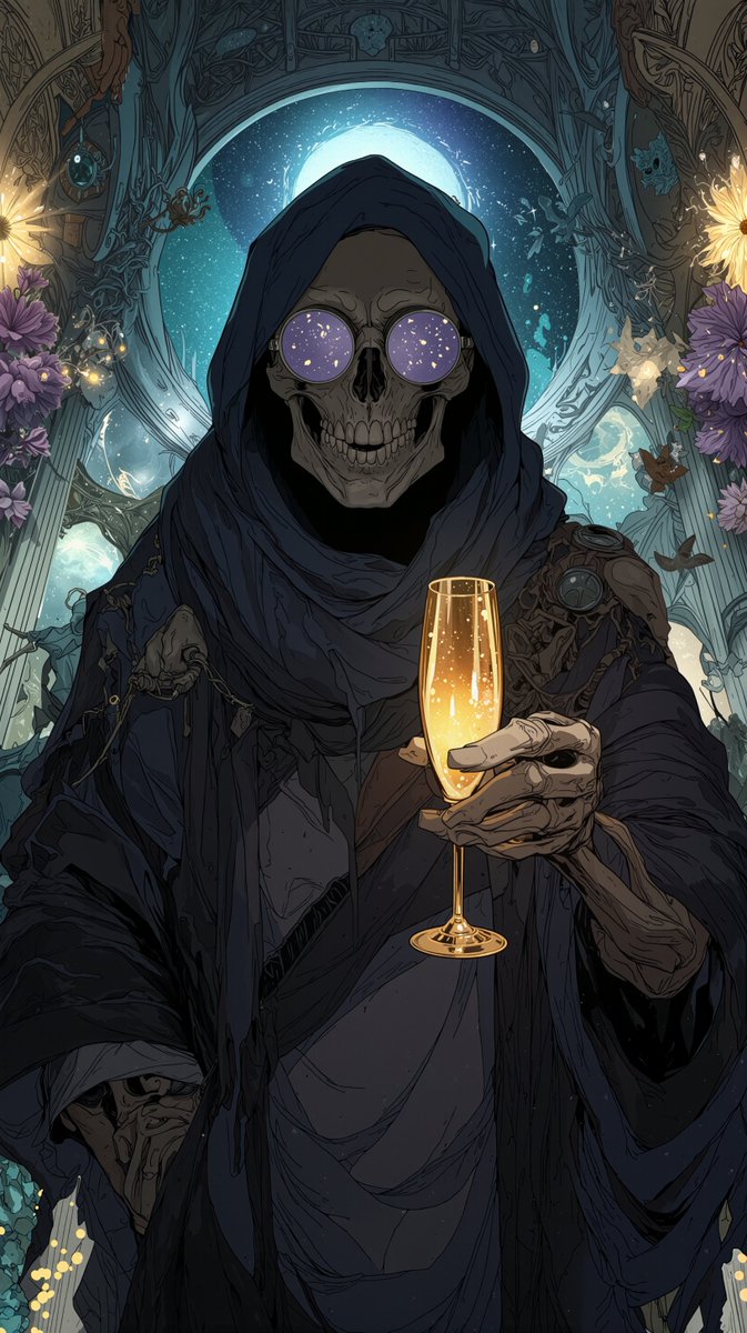 Yup, your time has come up. Sorry pal. Here's some bubbles. QT your grim reaper.