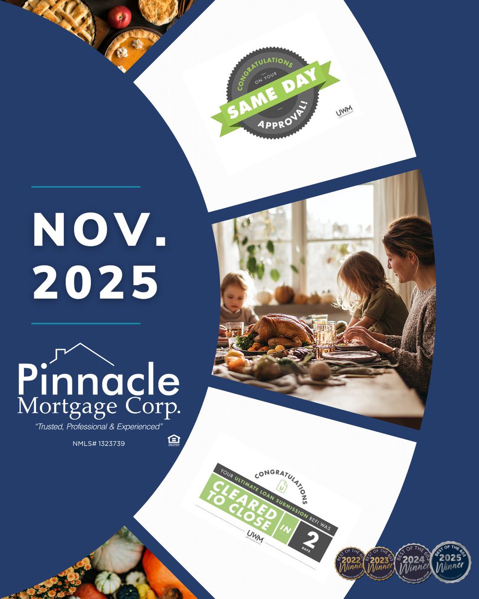 Pinnacle Mortgage Corp. NMLS# 1323739 tweet media