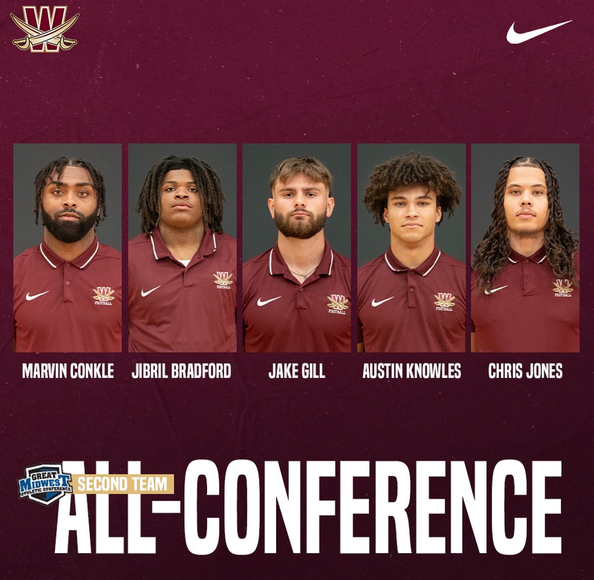 WalshCavaliers's tweet image. 5️⃣ Second Team All-Conference selections for Cavalier Football 🏈🏆⚔️
#SwordsUp