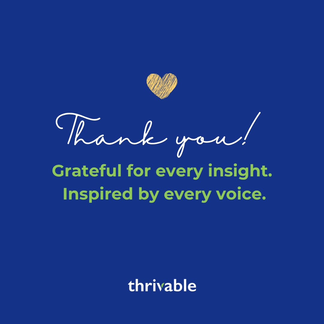 This Thanksgiving, we’re taking a moment to appreciate what makes Thrivable truly special. YOU! From patients who share their insights to organizations who listen and learn, our community reminds us that progress in healthcare starts with connection. Happy Thanksgiving! 🧡