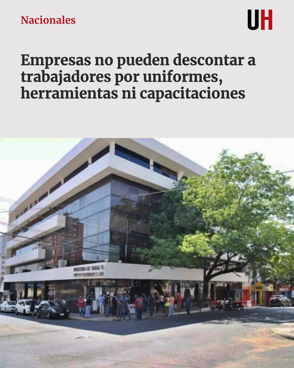 El Ministerio de Trabajo informó que la empresa o patrón no puede descontar del salario conceptos que forman parte de sus propias obligaciones, como uniformes, herramientas, equipos de protección, insumos, capacitaciones, faltantes de caja o productos vencidos.