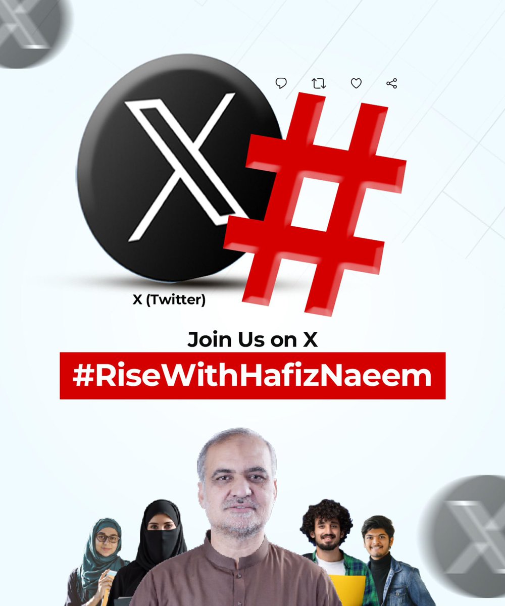 Pakistan, it’s time to rise again. 🇵🇰

To challenge the broken system, to Badal Do Nizam, and to stand with the only leader who speaks for the people, the youth, and the oppressed.

#RiseWithHafizNaeem